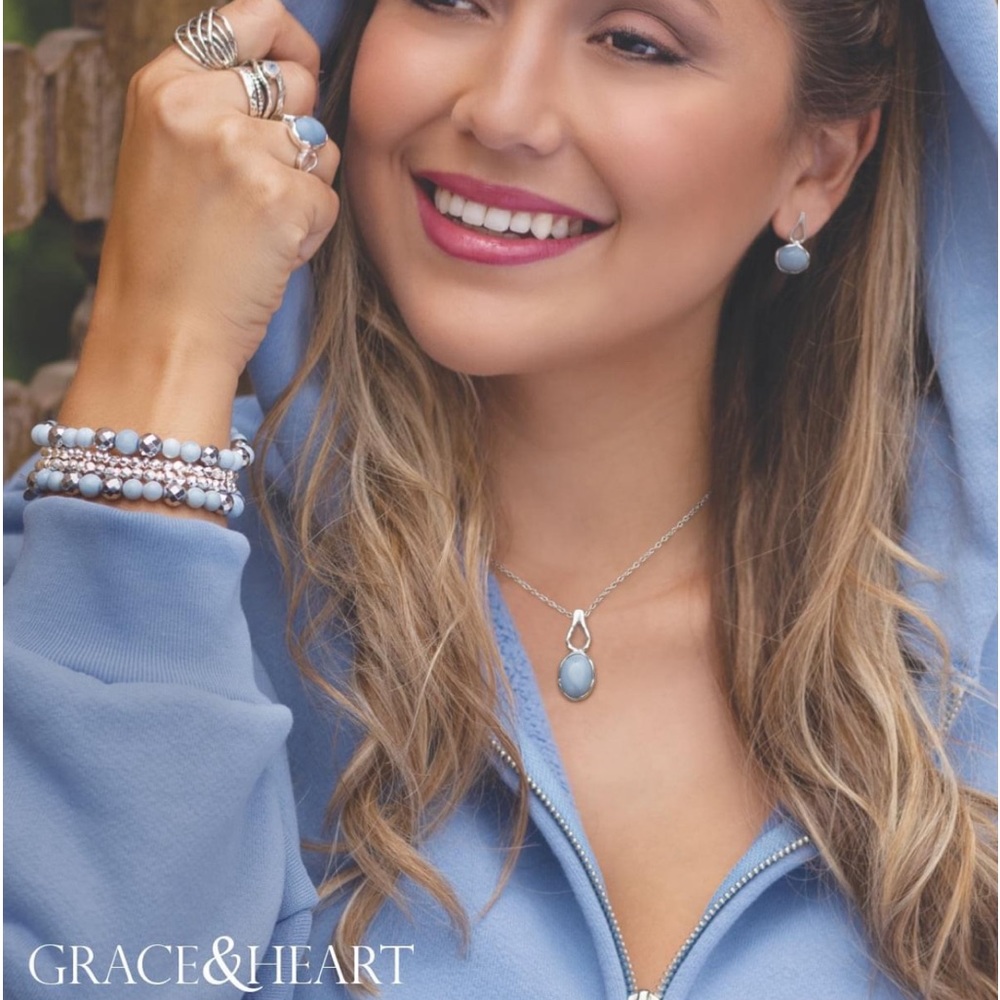 Grace & Heart G&H BEACHCOMBER Ring SIZE 10 .925 SS MOONSTONE BRANDNEW TOP SELLER